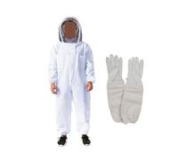 Abito da ape, Abbigliamento for apicoltura Tuta protettiva for con velo e cappello, in cartone, for tutto il corpo, attrezzatura for apicoltori(XL)