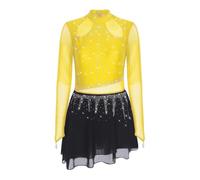 Abito da Ballo Latino da Donna Body da Danza Jazz Donna con Strass