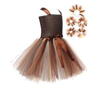 Abito da ballo per bambini, abito formale per bambini, costume da leone abiti da concorso costumi animali | abito da ballo, abiti da mascherata con tracolla regolabile per la giornata di Halloween