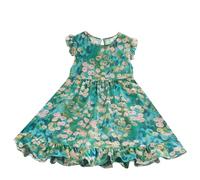 Abito da Bambina 5-13 Anni Vestito Ragazza Cotone Elegante Vestiti Eleganti Ragazze Con Scollo Rotondo Comodo Abiti Estate Traspiranti Per Casual Spiaggia Festa Vacanza Festivo in Vendita 2025