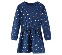 Abito da Bambina a Maniche Lunghe Blu Marino 92