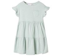 vidaXL Abito da Bambina con Maniche a Volant Menta 104