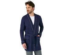 Abito da camera maglia a nido d'ape, Blu marino, (110-117) XL