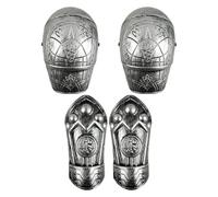 Abito da cavaliere per bambini - Abbigliamento da soldato antico, tunica da battaglia classica, materiale traspirante, costruzione di lunga durata | Vestito in maschera per il personaggio delle vacanz