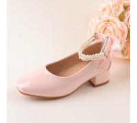 Abito da cerimonia coordinato, scarpe da performance, ballerine Mary Jane da principessa, scarpine in pelle, adatte per matrimoni, feste, raduni, vacanze, scarpe da damigella d'onore per ragazze di tu