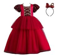 Abito da cerimonia nuziale, tutù per bambine, abito da principessa, abito lungo in tulle, maxi abito lungo per primo compleanno, ballo, ballo, paillettes, gonna in tulle per bambini, danza da