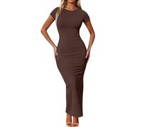 Abito da Cocktail Donna per Semplici di Rito Classico Smeraldo macramè Romantico Satinato Royal Scontati Mondo Trasformabile Turchese Alto Omerale Couture Tradizione Vestire