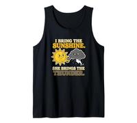 Abito da Coppia I Bring The Sunshine She Brings The Thunder Canotta