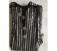 Abito da danza del ventre egiziano, abaya danza orientale a righe stile...