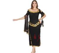 Abito da danza del ventre egiziano, costume Saidi, Baladi Galabeya, Fallahi A...