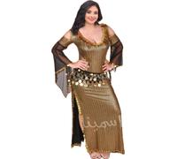 Abito da danza del ventre egiziano, vestito da ballo orientale taglia unica f...