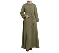 Abito da Donna Abaya per Musulmano Eid Abito da Preghiera Dubai Donne Maxi Caftano Islamico Salah del Giorno Abito Morbido Musulmano Donne Abbigliamento
