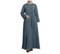 Abito da Donna Abaya per Musulmano Eid Abito da Preghiera Dubai Donne Maxi Caftano Islamico Salah del Giorno Abito Morbido Musulmano Donne Abbigliamento