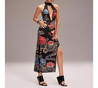 Abito da donna con stampa a drago, senza maniche e con collo alto SHEIN X Y2Kool SHEIN X potenzia la creatività fornendo a stilisti, artisti e marchi un accesso senza precedenti alla nostra catena di 