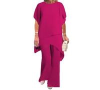 Abito da donna in chiffon e tulle, elegante set da due pezzi, per abiti da sera, feste in grandi dimensioni, per matrimoni e cocktail party