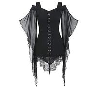 Abito Da Donna Retrò Medievale Costume Vampiro Ragazze Strega Vestito Gotico Lungo Donne Manica Lunga Cosplay Principessa