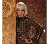 Abito Da Donna Vestito Elegante Comodo Casual Lungo Scozzese Tartan a Quadretti