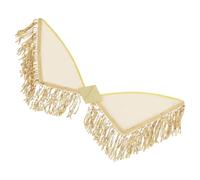 Abito da Fata Frange Paillettes Oro per Feste Costume | Tessuto e Paillettes, Spalline Leggere e Comode, per Occasioni a Tema e Spettacoli