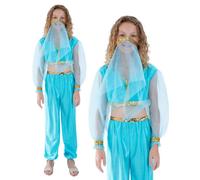 Abito Da Favola Per Ragazze Jasmine Costume Elegante Da Ballo Nuovo