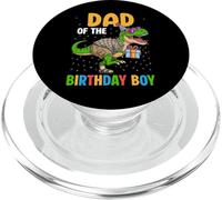 Abito da festa di compleanno Dad Of The Dinosaur Squad Daddy PopSockets PopGrip per MagSafe