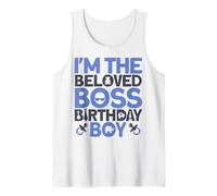 Abito da Festa di Compleanno per Ragazzo I'm The Boss Come Una Zia Boss Canotta
