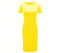 Abito da festa donna elegante e alla moda con maniche corte e bodycon aderenza