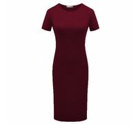 Abito da festa nero alla moda con maniche corte per eleganti occasioni casual