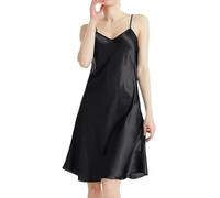 Abito da notte da donna, in cotone, da notte, con motivo a forma di lichetto, per abbigliamento estivo, di grandi dimensioni, corto, camicie kimono, abbigliamento per interni, chic, basso, pigiama