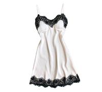 Abito da Notte da Donna Tentazione della Moda Camicie da Notte con Scollo a V Abito da Notte con Spalline Negligee Camicia da Notte Casual da casa Abito da Pigiama Vintage Casual