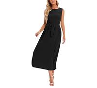 Abito da preghiera musulmano da donna, 1 pezzo, tinta unita, lunghezza intera, abbigliamento da preghiera musulmano, maniche lunghe, casual, ideale per islam jilbab dubai abaya islamica, Nero , L