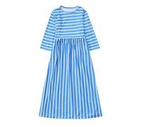 Abito da Principessa con Stampe a Righe a Maniche Lunghe per Bambina Vestito Lungo