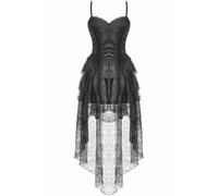 Abito Da Prom Fishtail In Pizzo E Jacquard Goth Per Donne Dark In Love