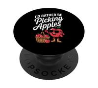 Abito da raccolta delle mele da frutteto per il giorno della raccolta delle mele PopSockets PopGrip Adesivo