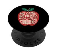 Abito da raccolta delle mele da frutteto per il giorno della raccolta delle mele PopSockets PopGrip Adesivo