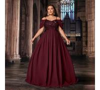 Abito da sera elegante blu navy per donna taglia curvy, adatto per gala, eventi formali, feste di compleanno, abito in chiffon senza spalline con paillettes per matrimoni e feste primaverili 0XL,1XL,2