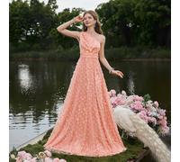 Abito da sera elegante e sofisticato con un solo spallino, applicazioni floreali e silhouette a linea A che definisce la vita - eleganza senza tempo per gala sul red carpet, cene in abito da sera, ric