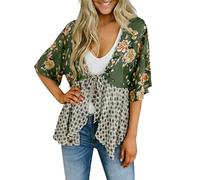 Abito da spiaggia da donna, tunica da spiaggia, abito hawaiano, leggero, tunica estiva, boho, camicetta, kimono, abito lungo estivo da donna, tuta lunga, cardigan, caftano, pareo e abiti da spiaggia