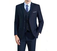 Abito da sposo vino rosso, completo da uomo da matrimonio autunnale, set da 3 pezzi, blazer, pantaloni e gilet di taglia grande, taglio slim, completo da cerimonia di lusso L,M,S,XL,XS,XXL,XXS,XXXLPol
