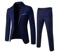 Abito da uomo, completo due pezzi, abbigliamento formale professionale, abito piccolo, slim, testimone dello sposo, abito da sposa