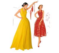 Abito Di Cinderella Vintage Anni '50 - Bust=14 - 20 (92cm - 107cm)