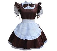 Abito Dirndl, costume da cosplay per giochi di ruolo, costume da costume, design elegante per tutti i giorni, perfetto per tutte le stagioni, roba monaca medievale, robe sacerdote, Halloween, cosplay