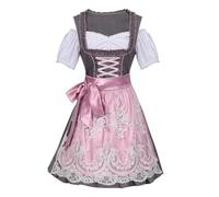 Abito Dirndl tedesco da donna, Abito Dirndl da donna Costumi tradizionali | Abito bavarese 1 set per il carnevale 'Oktoberfest