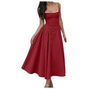 Abito Donna Elegante, Abito Lungo Sexy Tubino Bodycon Maxi Vestito Elasticizzato Abito da Cocktail per Cerimonie Sera Festa Discoteca Party Club Casual Vestiti da Sera Donna Vestito Donna Cerimonia