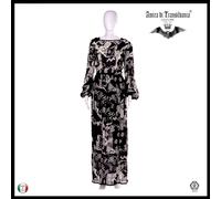 abito donna estivo griff alta moda couture brand lungo bianco nero cocktail seta