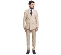 Abito Doppiopetto Uomo Vestito Cerimonia Elegante Completo Sartoriale VEQUE