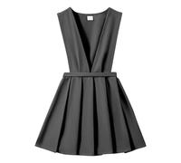 Abito Elegante Bambina-Abiti per Bambine per La Scuola, Abbigliamento Casual, Gonna Plissettata con Spalline Regolabili, Comodo Outfit per Tutti I Giorni