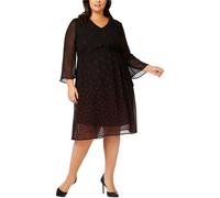 Abito Empire Trasparente Stampato Anne Klein Donna