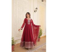 Abito Etnico Bollywood Indiano Salwar Kameez Pronto All'Uso Per Feste Pakistane