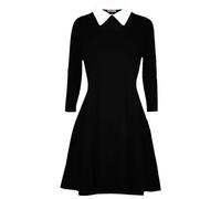 Abito Flared Per Bambine In Nero Con Collo Peter Pan Per Halloween