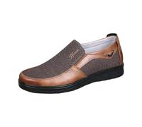 Abito formale da uomo Derby classico formale moderno confortevole formale scarpe da uomo in pelle per ufficio d'affari passeggiate brogue matrimonio, Marrone, 43.5 EU